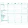 BOI moduli per analisi e verbale di caduta, 50 fogli (9206-00389)