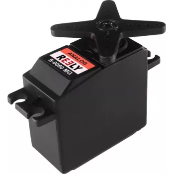 Reely Standard-Servo S-0060 MG servo analogico ingranaggi in metallo connettore JR RE-6605913