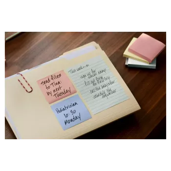 3M Post-it Recycling Notes 655-1RPT-N, 127 x 76 mm, viola, 100 fogli, carta 100% riciclata