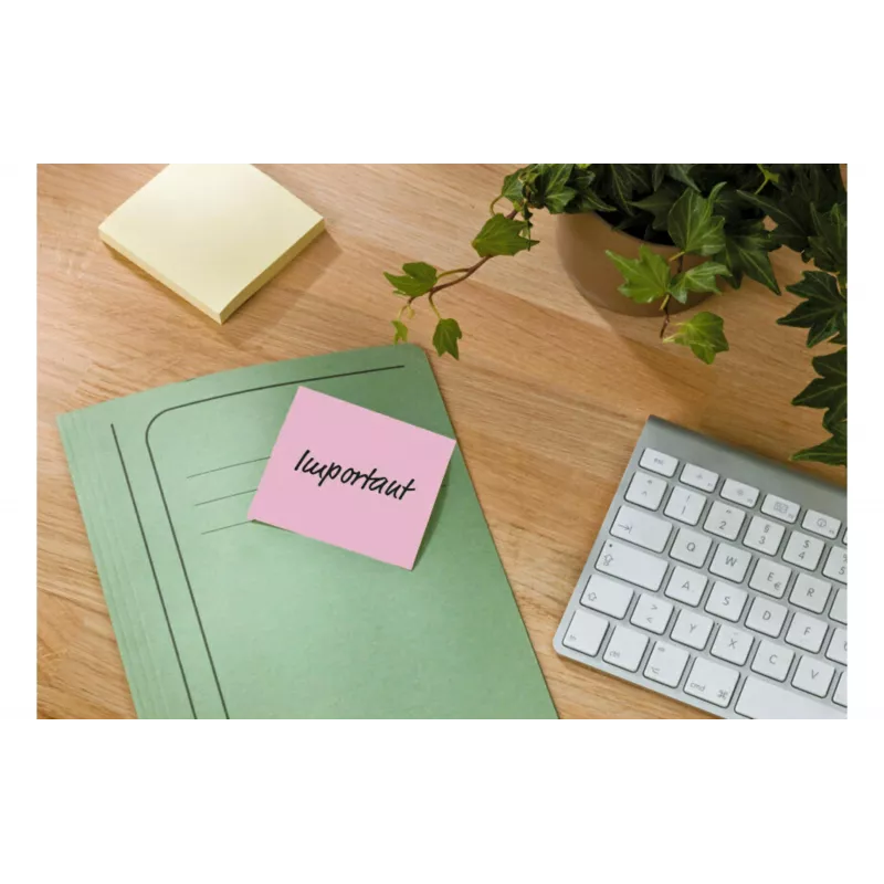 3M Post-it Recycling Notes 655-1RPT-N, 127 x 76 mm, viola, 100 fogli, carta 100% riciclata
