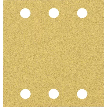 Bosch 2608901668 carta abrasiva per levigatrice orbitale, set da 10 pezzi, grana 60/120/180, 107 x 115 mm