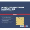 Bosch 2608901668 carta abrasiva per levigatrice orbitale, set da 10 pezzi, grana 60/120/180, 107 x 115 mm