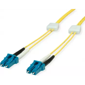 EasyLan cavo patch fibra ottica LC monomodale duplex OS2 9/125µm giallo 3m LSD02200030