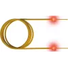 EasyLan cavo patch fibra ottica LC monomodale duplex OS2 9/125µm giallo 3m LSD02200030