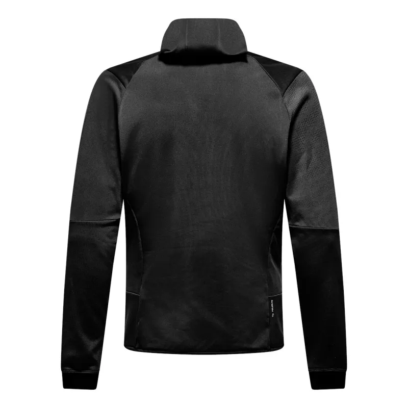 Salewa Sella Crevasse HD giacca in pile con cappuccio - uomo - Black Out - L
