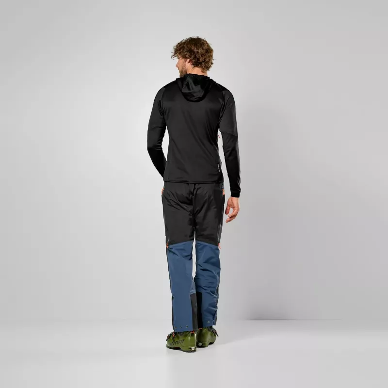 Salewa Sella Crevasse HD giacca in pile con cappuccio - uomo - Black Out - L