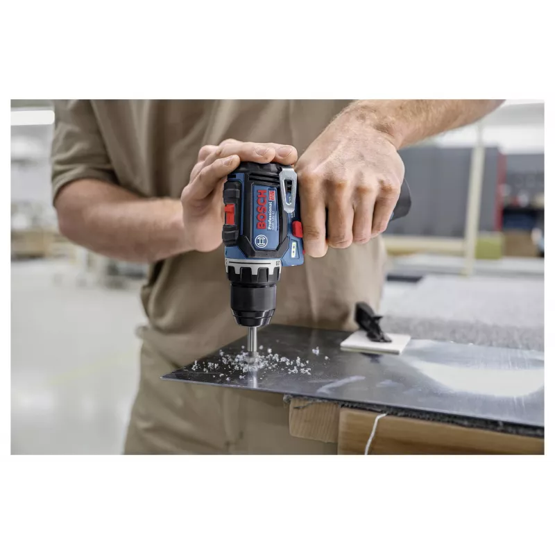 Bosch Professional 12 V 2 Ah avvitatore trapano combinato a batteria brushless con 2 batterie e caricabatterie 0615A500CF