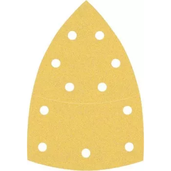Bosch 2608901649 fogli abrasivi per levigatrice multifunzione, grana 120, 93 x 102 mm, confezione da 50