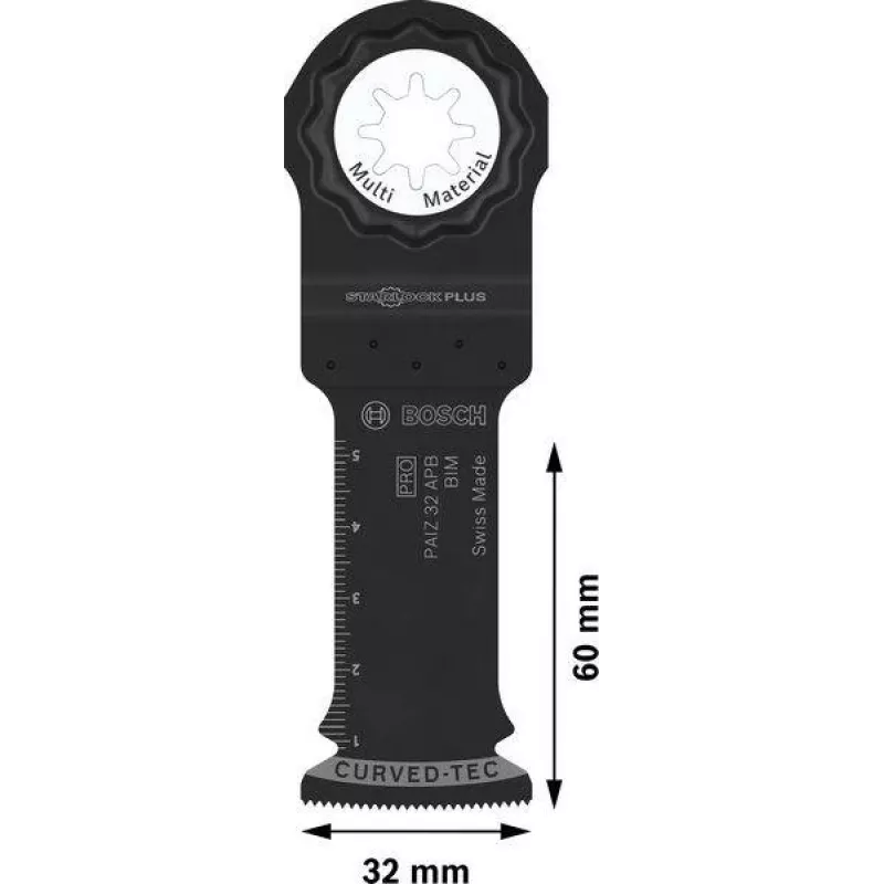 Bosch PRO PAIZ 32 APB Lama per taglio a tuffo 32x60 mm StarlockPlus bi-metallo 2608669130