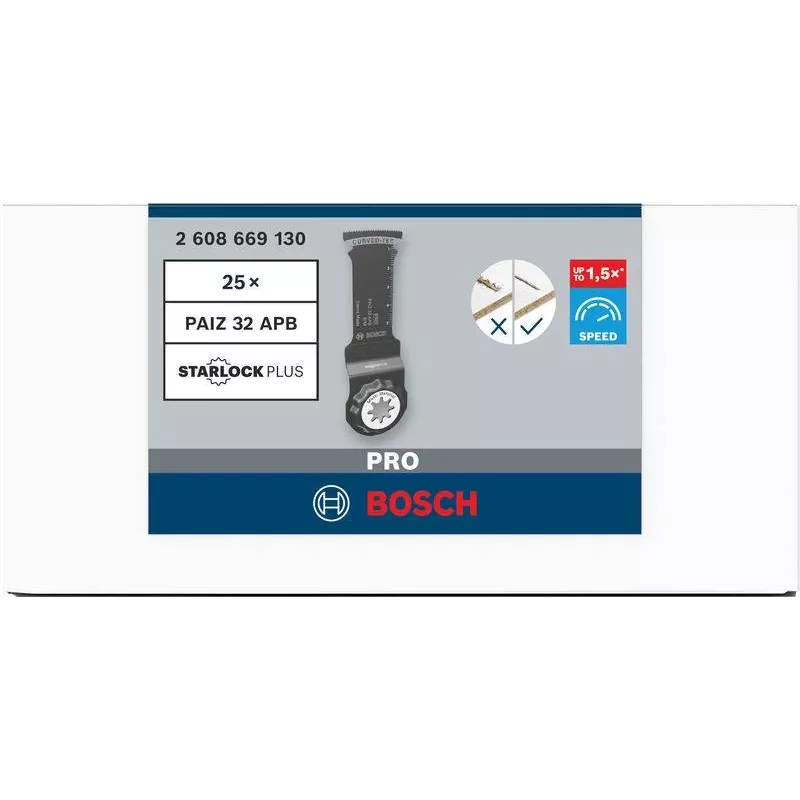 Bosch PRO PAIZ 32 APB Lama per taglio a tuffo 32x60 mm StarlockPlus bi-metallo 2608669130