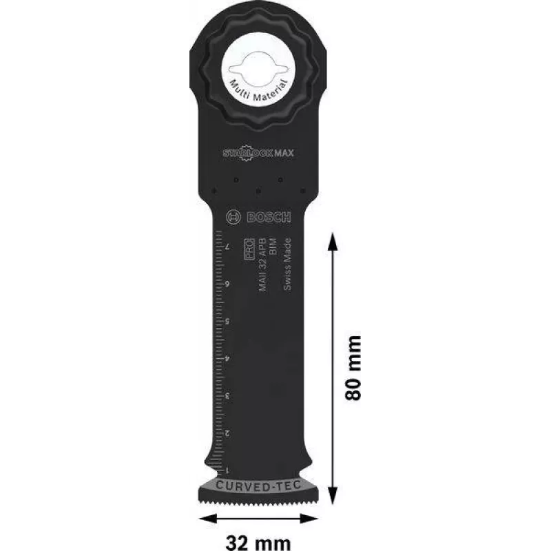 Bosch Multilama bi-metallo 32 mm StarlockPlus lama per taglio a tuffo 2608669133