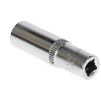 GEDORE red 1/4 pollice attacco chiave a bussola profonda, 6-kant, 10 mm, lunghezza 50 mm R41001009