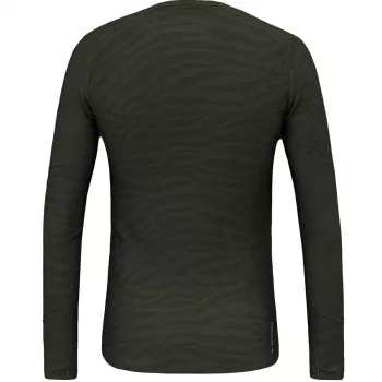 Salewa Cristallo Warm Maglia a maniche lunghe - Dark Olive