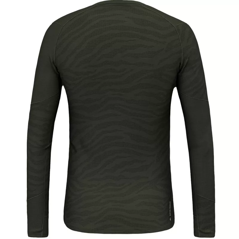 Salewa Cristallo Warm Maglia a maniche lunghe - Dark Olive