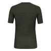 Salewa Cristallo Thermal T-shirt Uomo - Dark Olive