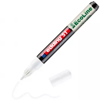 Edding 51 EcoLine Pennarello vernice bianco 1-2 mm 4-51-049