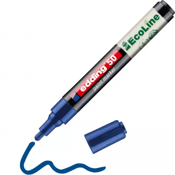 Edding 50 EcoLine pennarello per vernice blu 2-3 mm 4-50-003