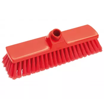 Haug Bürsten FC87211 testata per scopa, plastica rossa, larghezza di spazzata 30 cm