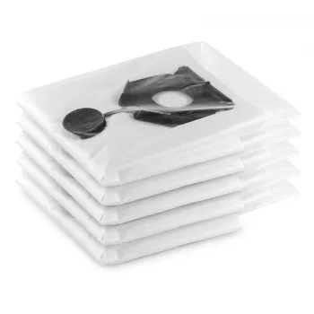 Kärcher Professional 2.889-183.0 sacchetti filtro di sicurezza, confezione da 5, velo bianco, per NT 30/1, NT 35/1, NT 40/1, NT 45/1, NT 50/1