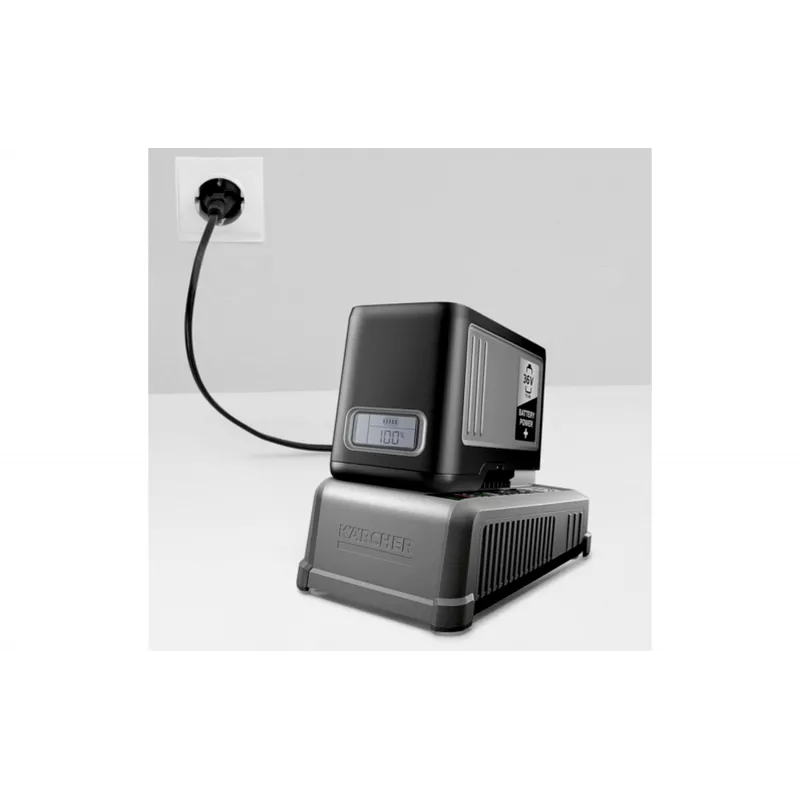 Kärcher Battery Power+ 36/75 Starter-Kit – batteria ricaricabile Li-Ion 36V 7,5Ah e caricabatterie rapido 2.445-070.0