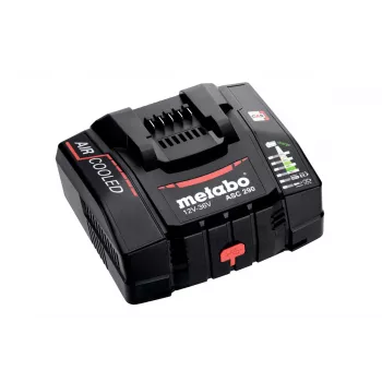 Metabo ASC 290 caricabatterie rapido raffreddato ad aria 12-36 V, 8,0 A, Li-Ion/LiHD, montabile a parete, indicatore LED 627370000