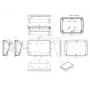 Bopla BoPad BOP 7.0 P-9016-SET Custodia per display 215 x 150 x 75,7 mm ABS bianco RAL 9016 35107076.HMT1