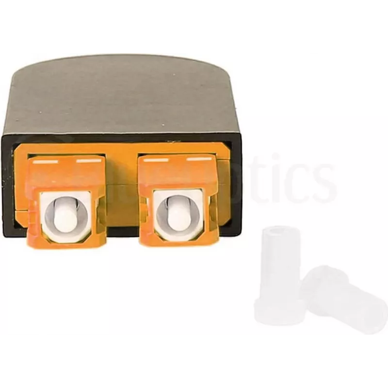BLUELAN BlueOptics adattatore loopback in fibra ottica OM2 50/125µm multimodale SC/UPC duplex ferrule in ceramica -40°C a +85°C (BOLBSCOM2)