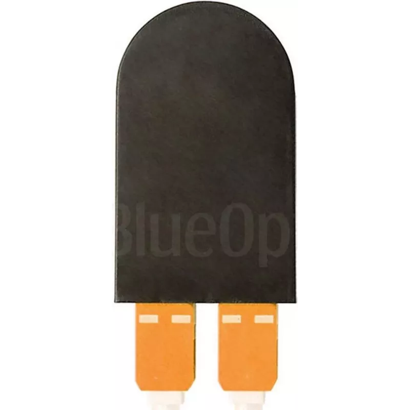 BLUELAN BlueOptics adattatore loopback in fibra ottica OM2 50/125µm multimodale SC/UPC duplex ferrule in ceramica -40°C a +85°C (BOLBSCOM2)