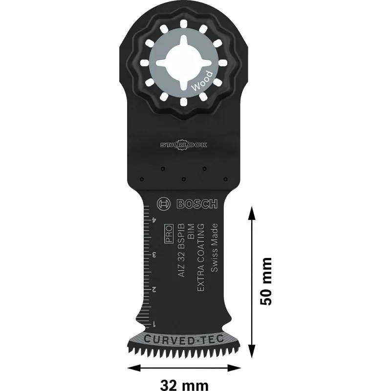 BOSCH PRO AIZ 32 BSPIB lama a immersione StarlockPlus, 32 x 50 mm, bi-metallo 2608669073