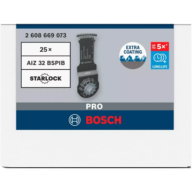 BOSCH PRO AIZ 32 BSPIB lama a immersione StarlockPlus, 32 x 50 mm, bi-metallo 2608669073