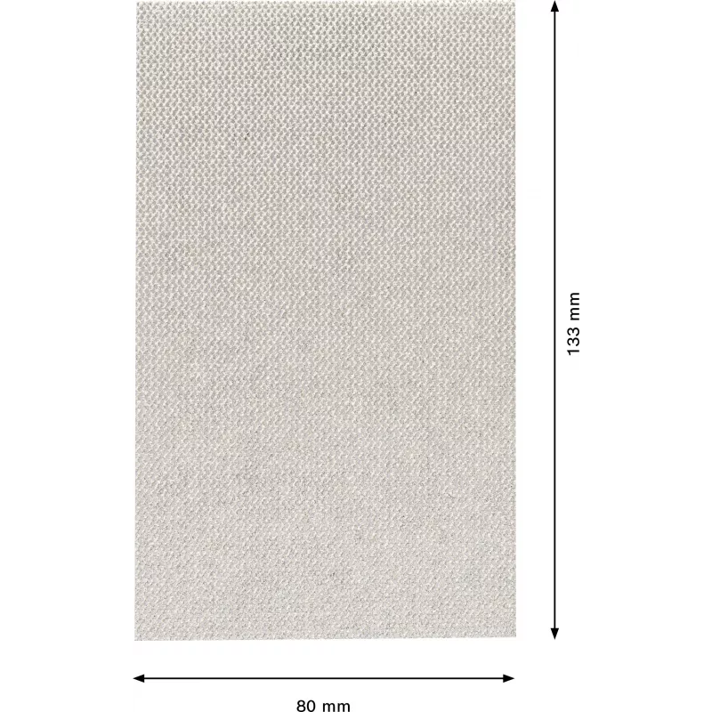 Bosch M480 rete abrasiva per levigatrice orbitale, 133 x 80 mm, grana P80, confezione da 50 2608901631