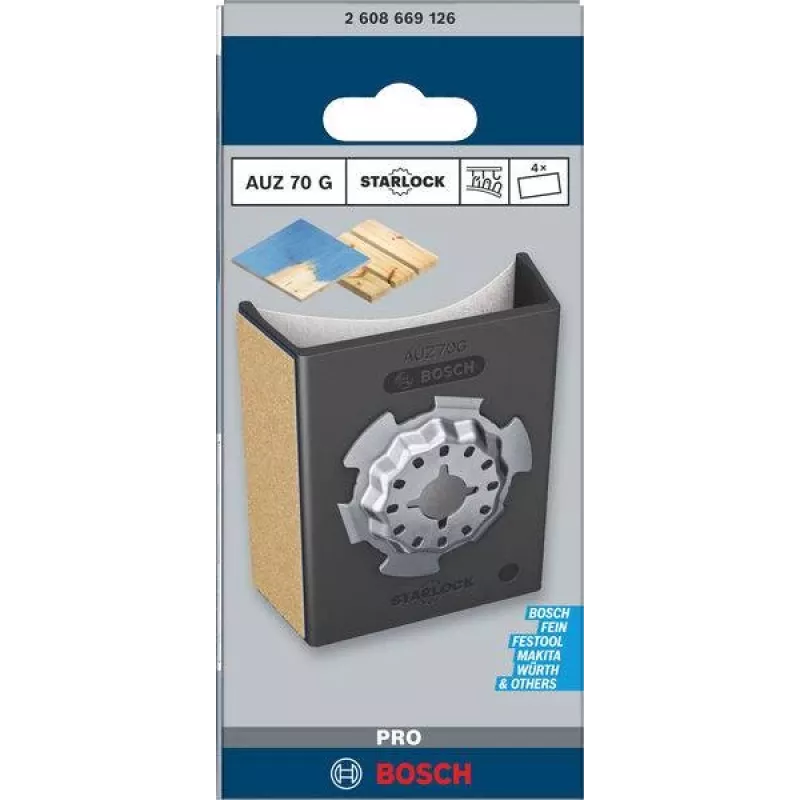 Bosch 2608669126 set accessori multiuso 5 pezzi Starlock