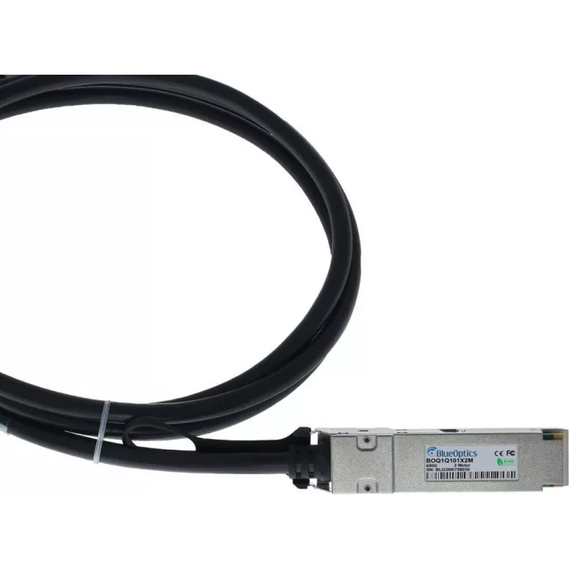 BLUELAN NJAAKK-0002-BL cavo Direct Attach in rame 400G QSFP112, 2 m, passivo, 26 AWG, Infiniband & Ethernet