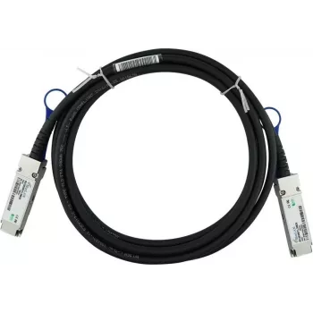 BlueLAN cavo in rame Direct Attach 100G QSFP28, 1m, Twinax passivo, 30AWG, InfiniBand EDR, compatibile NVIDIA Mellanox MCP1600-E01BE30-BL