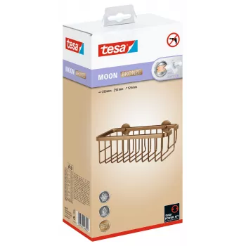tesa MOON BRONZE cestino doccia adesivo bronzo 40606-00000-00