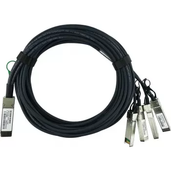 BlueLAN LSWM1QSTK3-BL cavo Direct Attach Breakout passivo 40GBASE-CR4 QSFP a 4x10GBASE-CR SFP+, 1m, AWG30