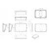 Bopla BoPad BOP 10.1 P-9016-SET case per display 285 x 198 x 92,90 mm ABS bianco RAL 9016 35110176.HMT1