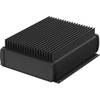 Bopla ALUBOS_SET ABPH 1600-0200 KWL custodia profilata 190 x 190 x 80 mm alluminio nero RAL 9005 84416200.HMT1