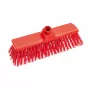 Haug Bürsten testina spazzola rossa in plastica 30 cm larghezza (FC88701)