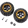 Reely RE-6904695 set ruote off-road 1:10 (2 pz., 87 mm, esagono 12 mm, nero)