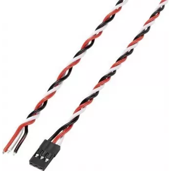 Reely set cavi di prolunga servo, confezione da 10, 30 cm, 0,35 mm², intrecciati, connettori JR/Futaba RE-6992130