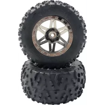 Reely ruote complete RE-6622380 (2 pz., 65 mm, esagono 12 mm) per auto RC 1:10