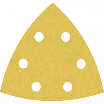 Bosch EXPERT C470 set lame triangolari abrasive 93 mm P60/P80/P120 velcro perforate confezione da 6 2608900832