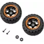 Reely RE-7042668 set ruote on-road 1:10 (2 pz., 65 mm, esagono 12 mm, nero)