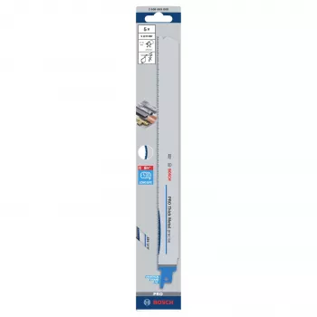 Bosch Professional S1237HBF lama per sega a sciabola per metallo spesso, 300 mm, confezione da 5 2608659000