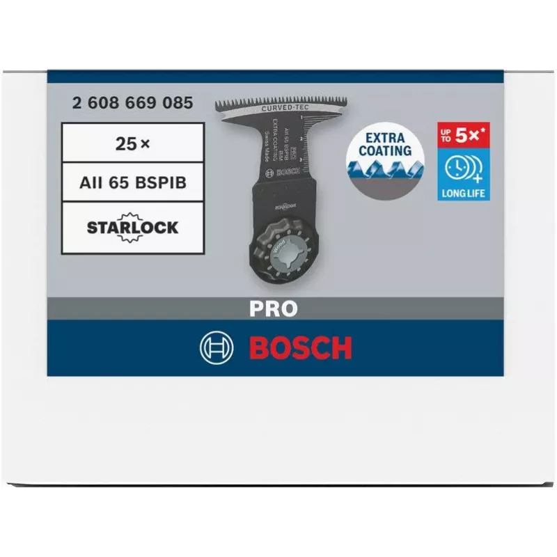 Bosch Expert for MultiMaterial lama per sega a tuffo PRO AII 65 BSPIB, StarlockPlus, 65 x 40 mm, bimetallo 2608669085