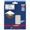 Bosch Expert M480 set retine abrasive per levigatrice orbitale, 3 pezzi, grana 80/120/180, 115 x 107 mm, velcro 2608901666