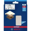 Bosch Expert M480 set retine abrasive per levigatrice orbitale, 3 pezzi, grana 80/120/180, 115 x 107 mm, velcro 2608901666