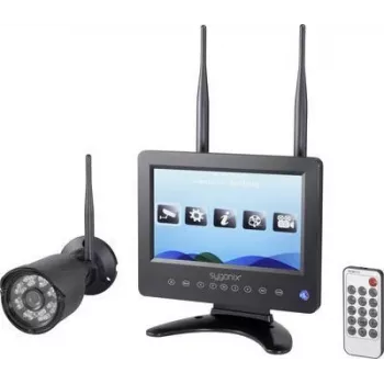 Sygonix SY-4548736 set telecamera di sorveglianza wireless 4 canali con 1 telecamera 720p 2,4 GHz
