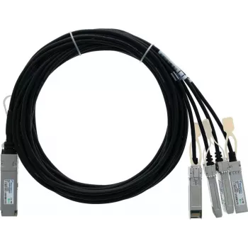 BlueLAN Cavo breakout Direct Attach passivo 40G QSFP a 4x 10G SFP+ da 2 m, compatibile Centec (CAB-Q-S-2M-CT-BL)